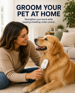 3-in-1 Pet Grooming & Deshedding Brush