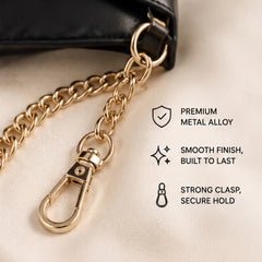 DIY Woven Metal Bag Strap